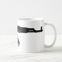 AK-47 Silhouette Coffee Mug