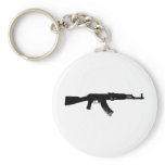 AK-47 Silhouette Key Chain