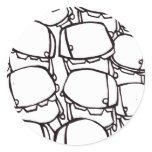 AKAYO1 ROUND STICKER