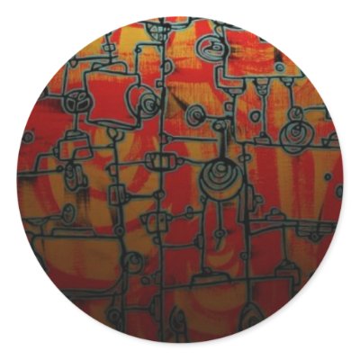 Akayo Round Sticker by akayo1