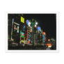 Akihabara at night. postcard