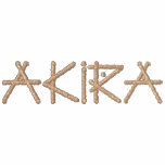 Akira Name With Japanese Meaning Brown Embroidered Hoodie