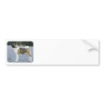 Akita 8P004D-12 Bumper Sticker
