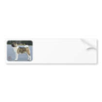 Akita 8P004D-12 Bumper Sticker