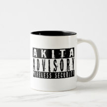 Akita Advisory Wireless Security Coffee Mug