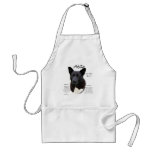 Akita (blk) History Design Apron