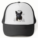Akita (blk) History Design hats