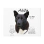 Akita (blk) History Design