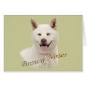 Akita Brown Noser cards