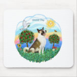 Akita (brown-white) mousepads