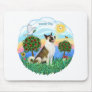 Akita (brown-white) mousepads