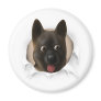 Akita Busting Out