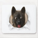 Akita Busting Out mousepads