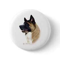 Akita Pinback Buttons