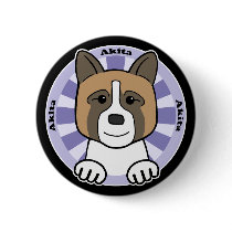 Akita Buttons