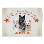 Akita Can't Have Just One cards