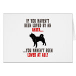 Akita Greeting Card