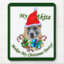Akita Christmas Gifts Mouse Pad