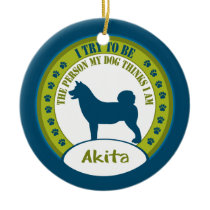 Akita | Christmas Ornament