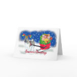 AKITA_Christmas_Sleigh cards