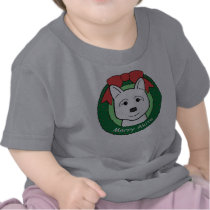 Akita Christmas Tee Shirt