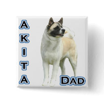 Akita Dad 4 Pin