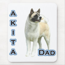 Akita Dad 4 Mouse Pad