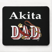 Akita Dad Apparel Gifts Mouse Pad