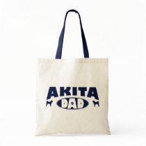 Akita Dad Canvas Bag
