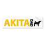 Akita Dad Bumper Sticker