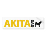 Akita Dad bumper stickers