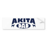 Akita Dad bumper stickers