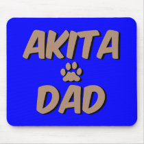akita dad mousepad