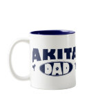 Akita Dad mugs