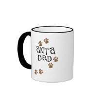 Akita Dad Coffee Mugs