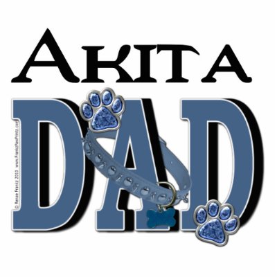 Akita DAD Photo Sculpture by FrankzPawPrintz