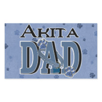 Akita DAD Rectangular Sticker