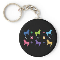 Akita Designer Key Ring