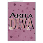 Akita DIVA Greeting Cards