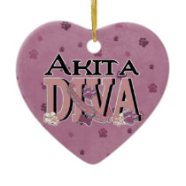 Akita DIVA Ornament