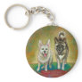Akita dog art happy dogs fun painting Unorthodogs