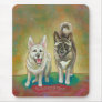 Akita dog art happy dogs fun painting Unorthodogs