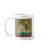 Akita dog art happy dogs fun painting Unorthodogs Mug