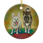Akita dog art happy dogs fun painting Unorthodogs