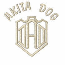 Akita Dog Dad Polo Shirt