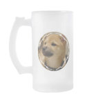 Akita Dog Frosted Beer Mug