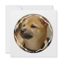 Akita Dog Invitation