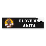 Akita Dog Lover bumper stickers