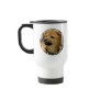 Akita Dog Plastic Travel Mug