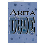 Akita DUDE Greeting Cards